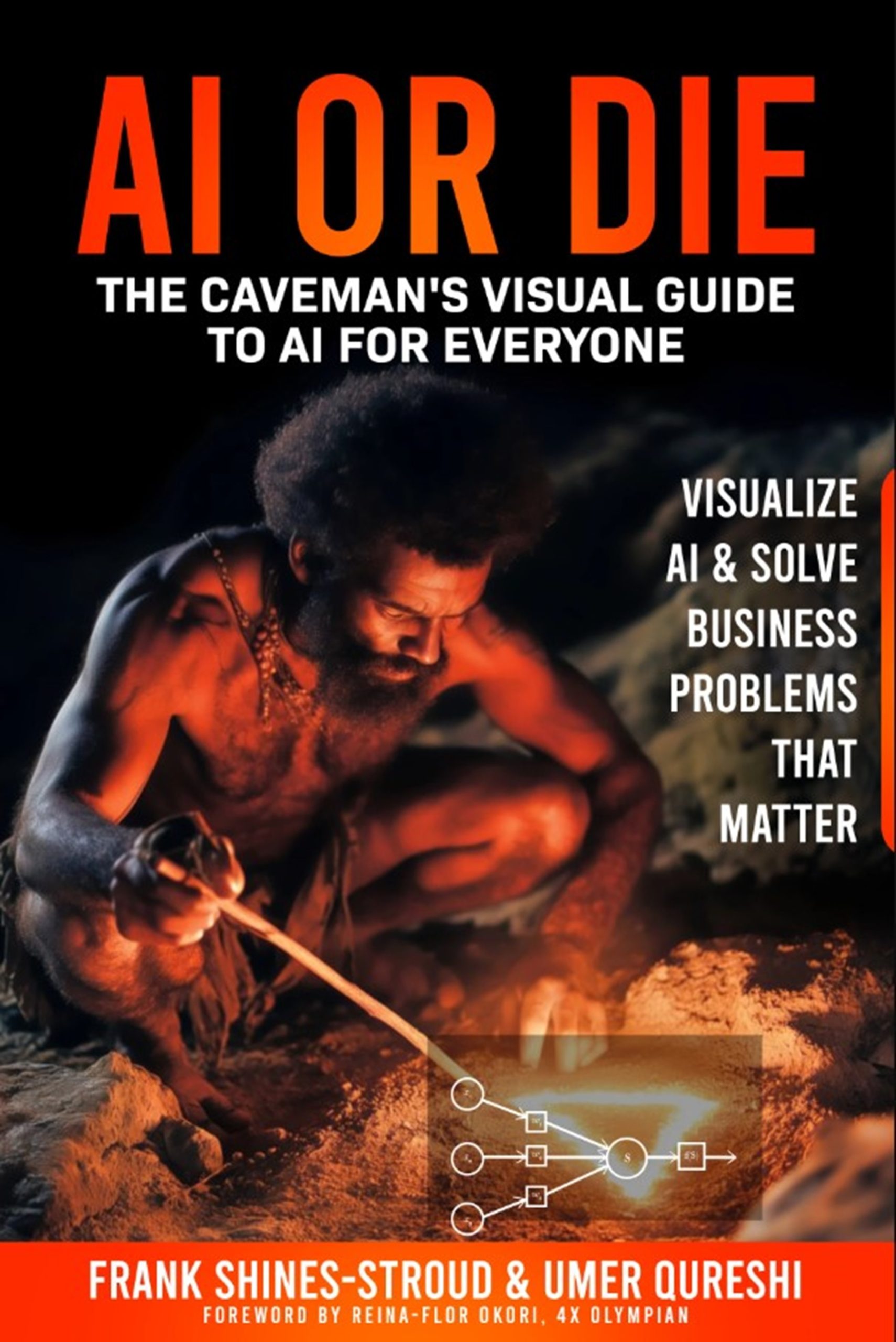 AI or Die: The Caveman's Visual Guide to AI for Everyone - book cover
