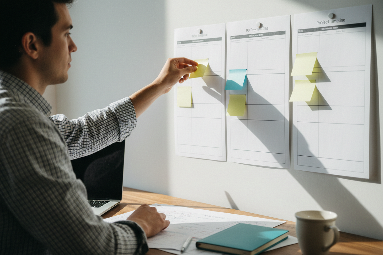 AI Implementation Framework AI Implementation Framework illustrated for a business audience