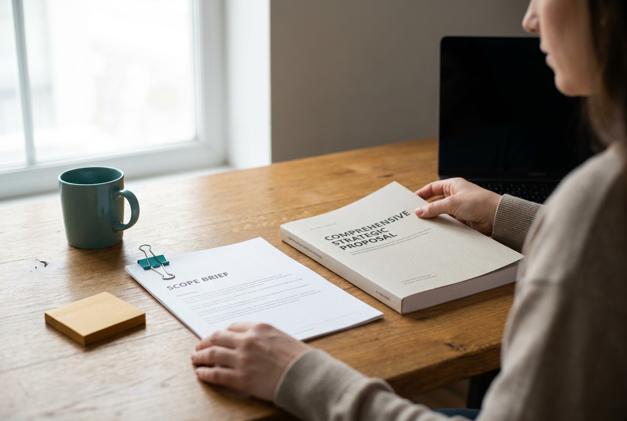 Fixed Price AI Consulting Fixed Price AI Consulting illustrated for a business audience