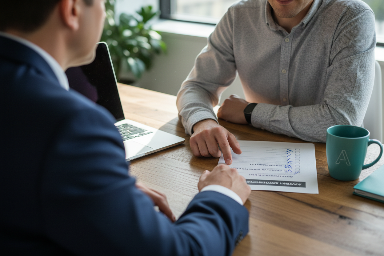 Questions to Ask an AI Consulting Firm illustrated for a business audience